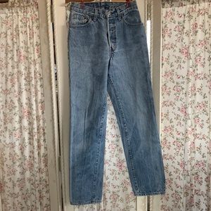 Levis 501. For women. Made in USA. 27 x 29.5
